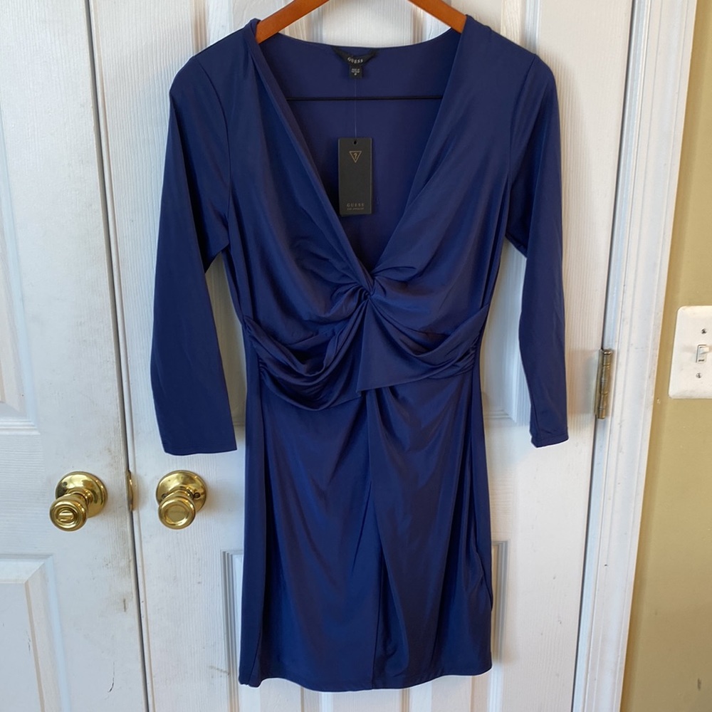 Navy blue evening dress by GUESS